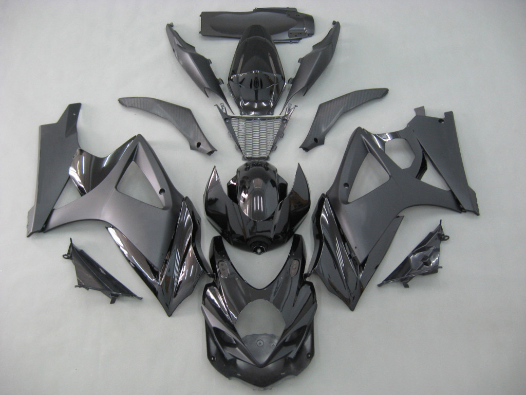 Amotopart Fairings Suzuki GSXR 1000 All Black GSXR Racing (2007-2008)