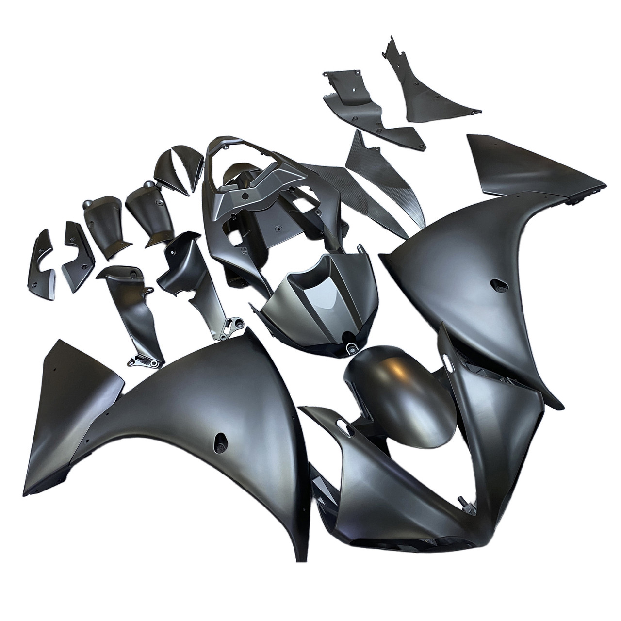 Amotopart Fairings Yamaha YZF-R1 Black Matte R1 Racing (2009-2011)