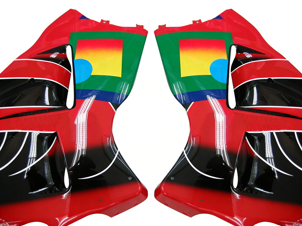 Amotopart Fairings Suzuki GSX1300 Hayabusa Red Black Jomo  Racing  (1999-2007)