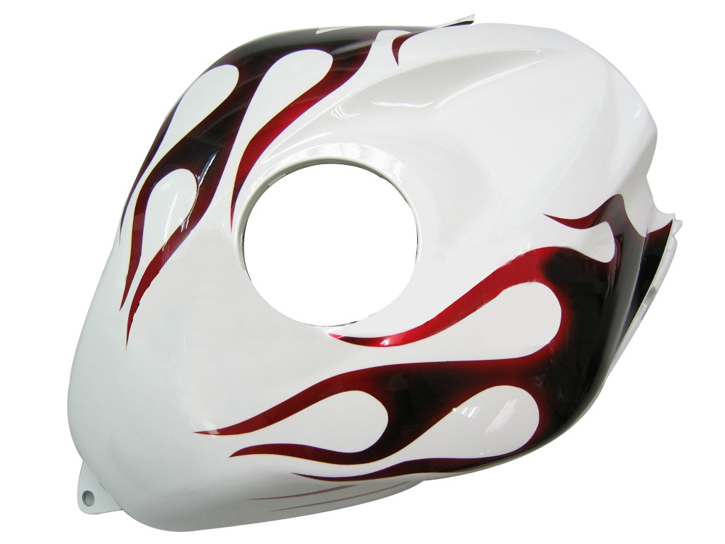 Amotopart Fairings Honda CBR 600 RR White Black&Red Flame CBR Racing (2007-2008)