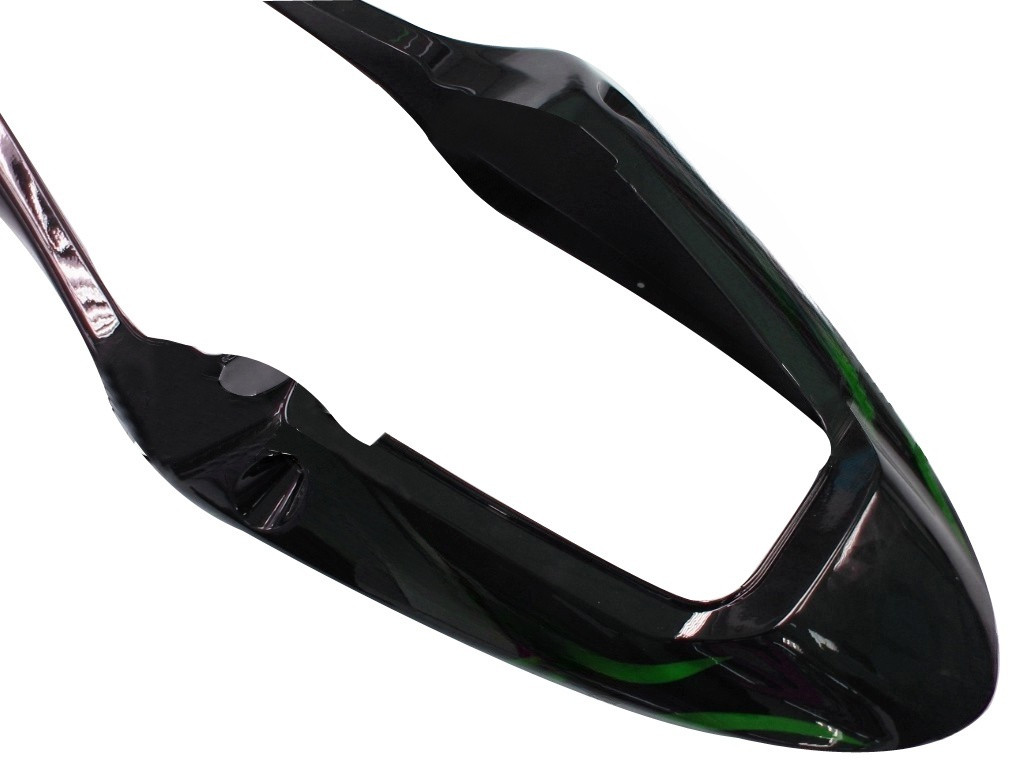 Amotopart Fairings Honda CBR 600 F4i Black & Green Flame Racing (2004-2007)