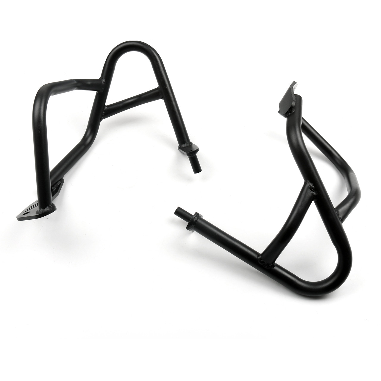 Luckmart Motorcycle Crash Bars For BMW R1200R (2015-2017) - Black Chrome Coated Steel, Engine Guard Protector - View #11