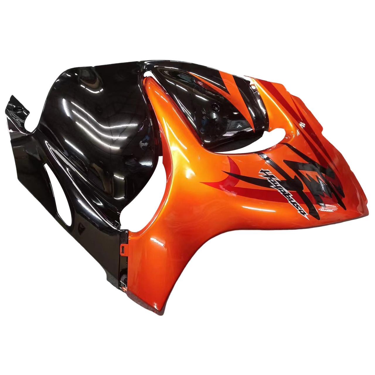 Amotopart Fairings Suzuki GSX 1300 Hayabusa Orange Metallic & Black Hayabusa Racing (2008-2020)