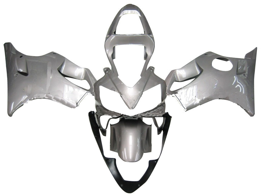 Amotopart Fairings Honda CBR 600 F4i  Silver F4i Racing (2001-2003)