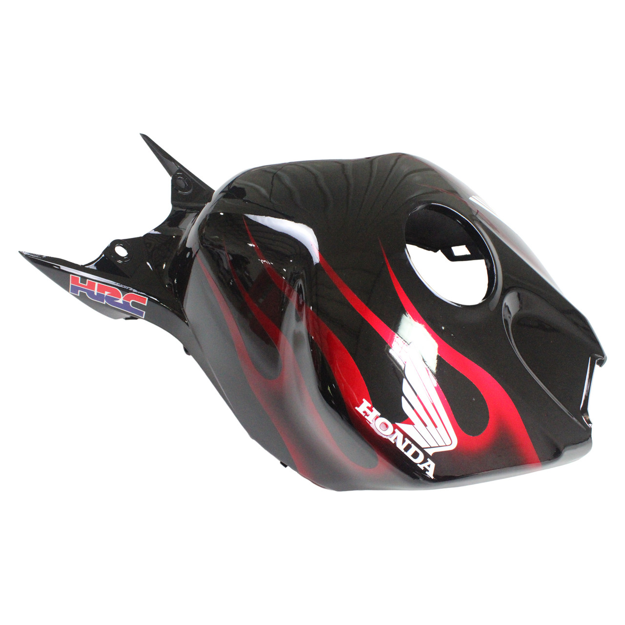 Amotopart Fairings Honda CBR 1000 RR Black & Red Flame Shark Racing (2006-2007) 