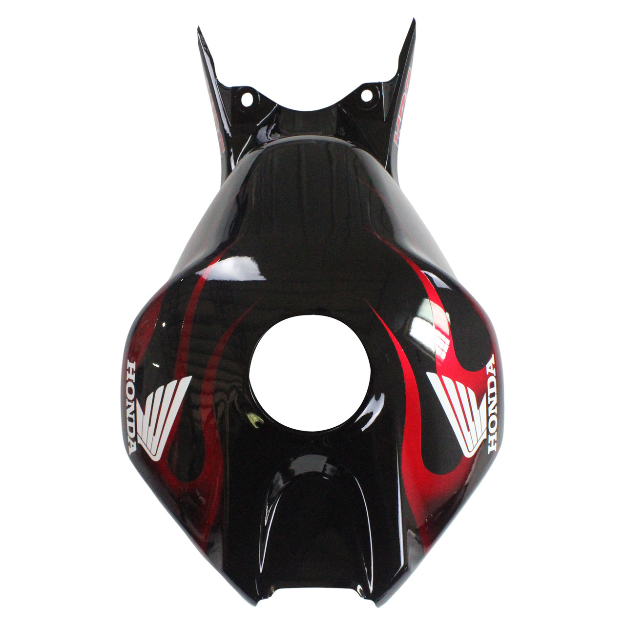 Amotopart Fairings Honda CBR 1000 RR Black & Red Flame Shark Racing (2006-2007) 