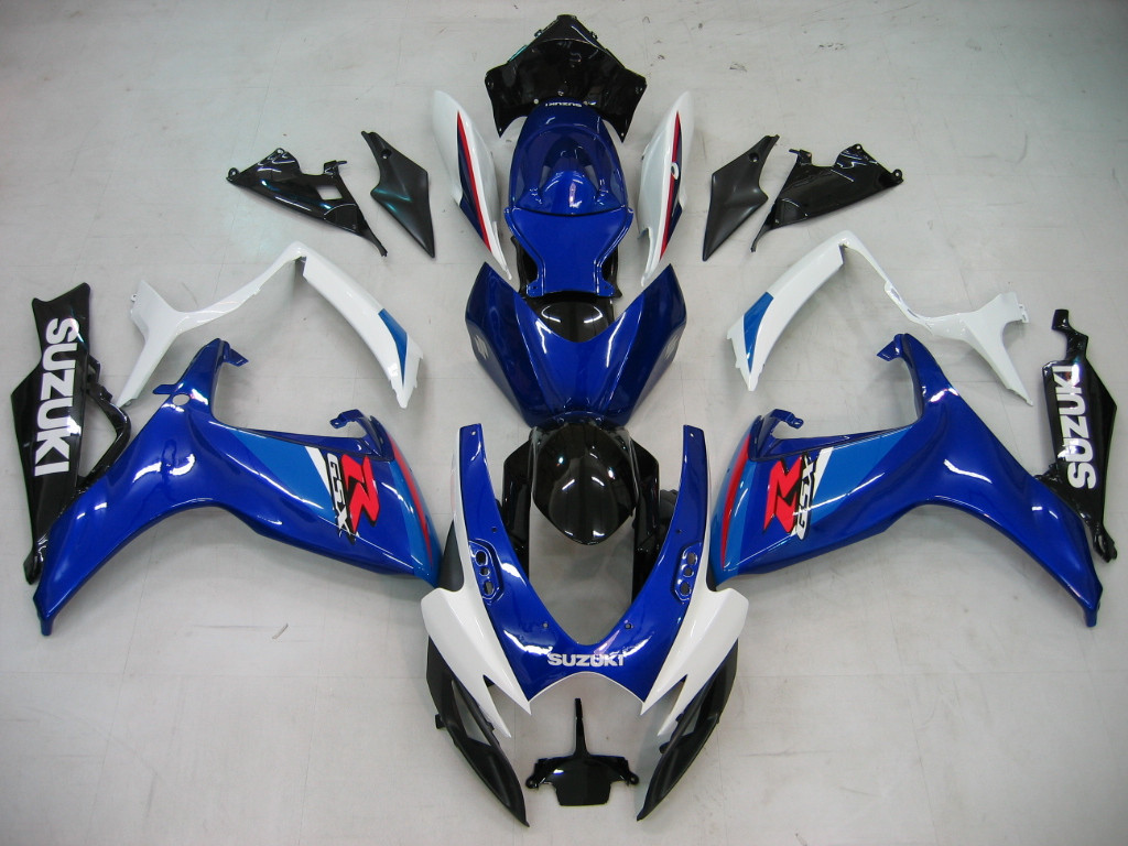 Fairings Suzuki GSXR 600 750 Blue & White GSXR Racing  (2006-2007)