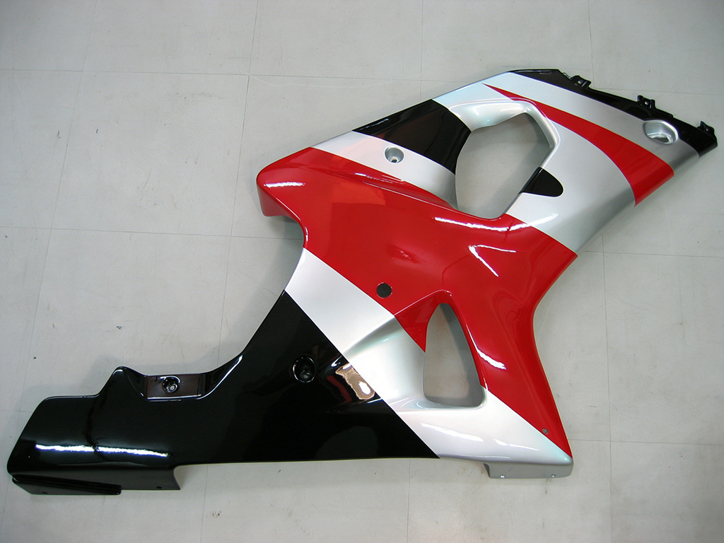 Amotopart Fairings Suzuki GSXR 1000 Black & Red GSXR Racing  (2000-2002)