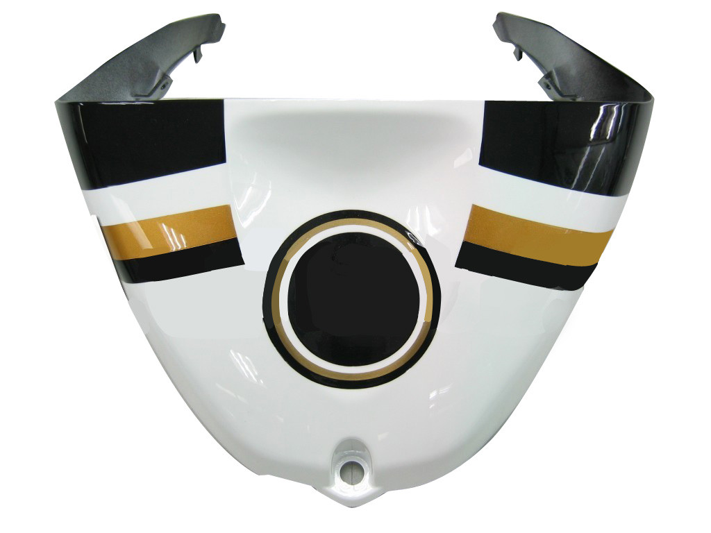 Amotopart Fairings Kawasaki ZX6R 636 Black White Lucky Strike Ninja Racing  (2005-2006)