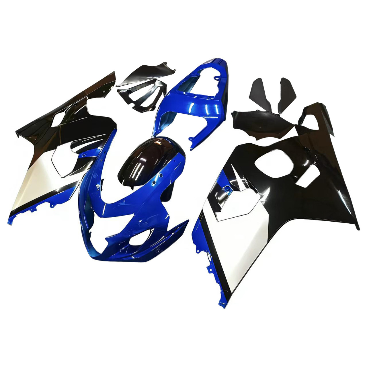 Amotopart Fairings Suzuki GSXR 600 750 Blue Black Suzuki GSXR Racing  (2004-2005)