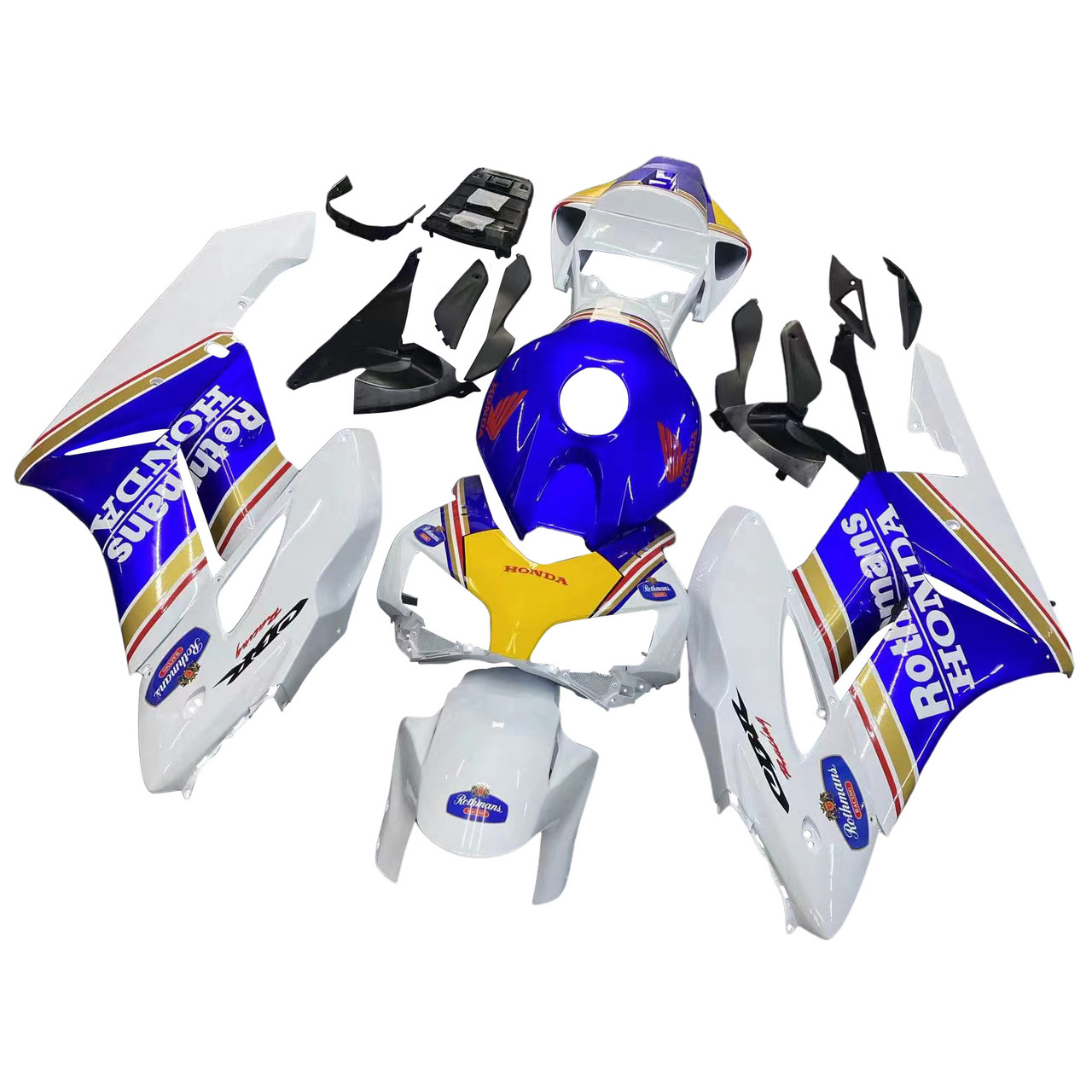 Amotopart Fairings Honda CBR 1000 RR Multi-Color Rothmans Honda Racing (2004-2005)