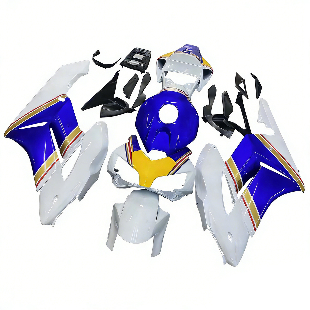 Amotopart Fairings Honda CBR 1000 RR Multi-Color Rothmans Honda Racing (2004-2005)