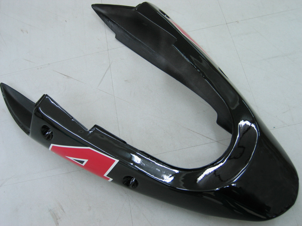 Amotopart Fairings Kawasaki ZX12R Ninja Black White West Racing (2002-2005)