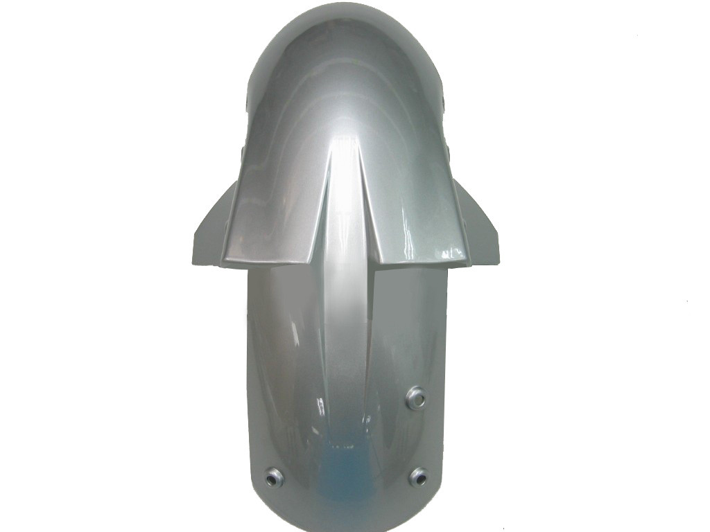 Amotopart Fairings Kawasaki ZX6R 636 Silver Black Ninja Racing  (2005-2006)