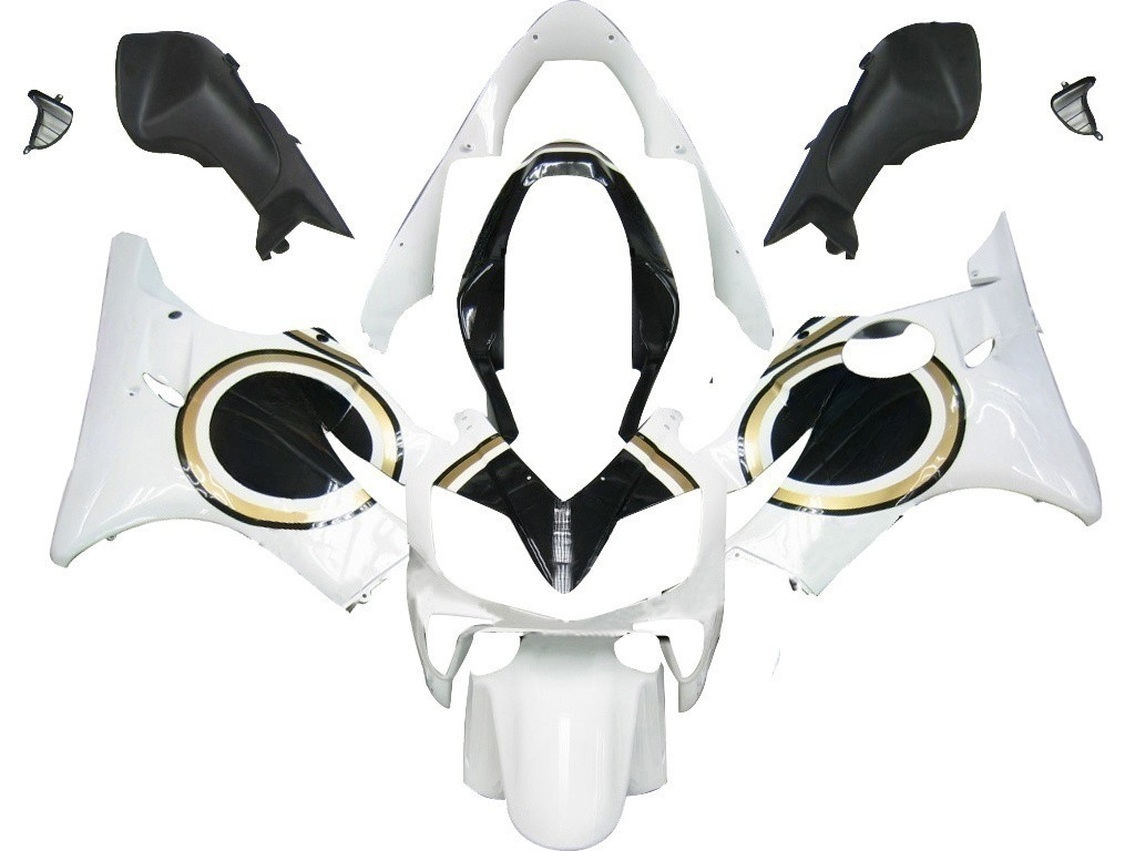 Amotopart Fairings Honda CBR 600 F4i White Lucky Strike Racing (2004-2007)