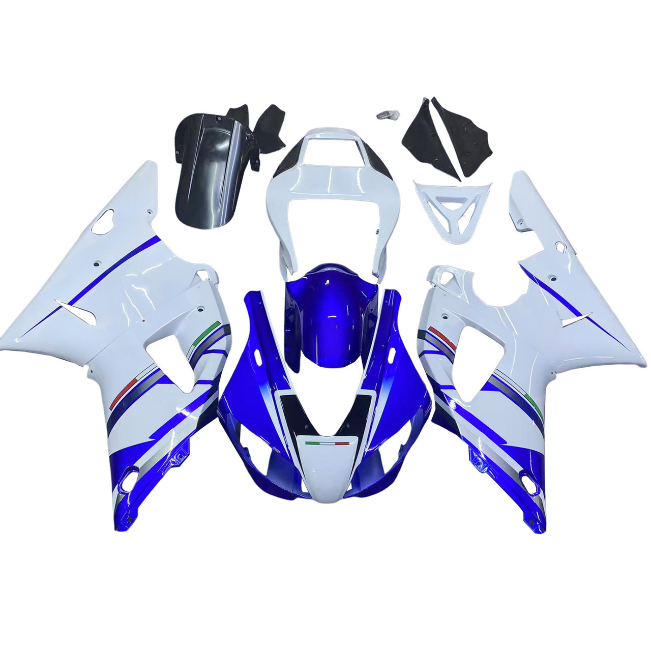 Amotopart Fairings Yamaha YZF-R1 Blue White No.46 FIAT  Racing (1998-1999)