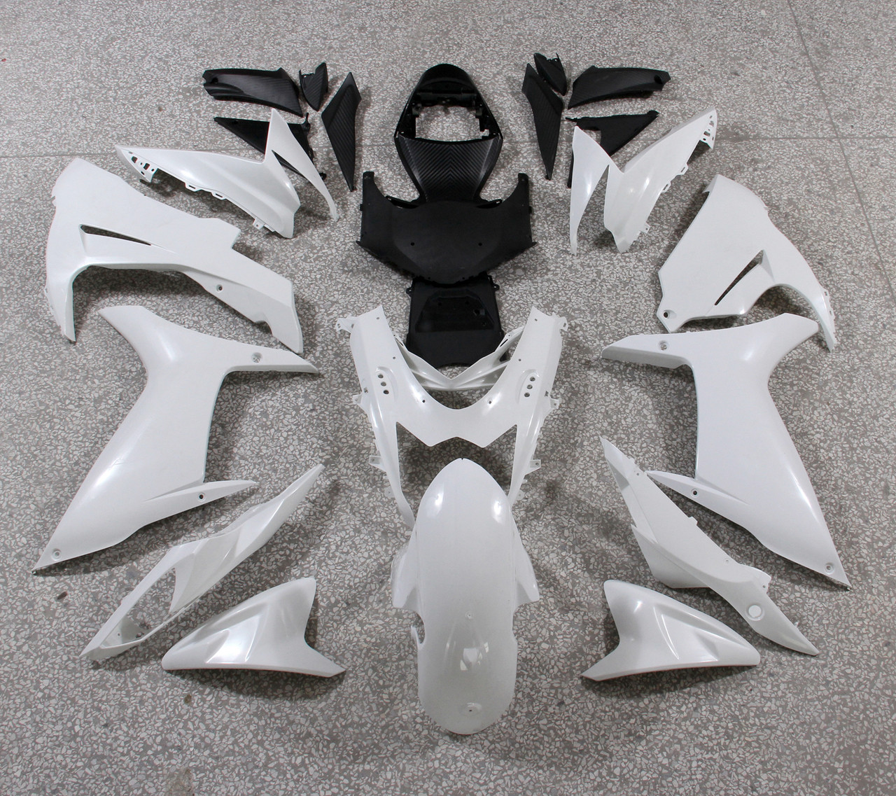 Fairings Plastics Suzuki GSXR600 GSXR750 K11 Black Checkered (2011-2022)