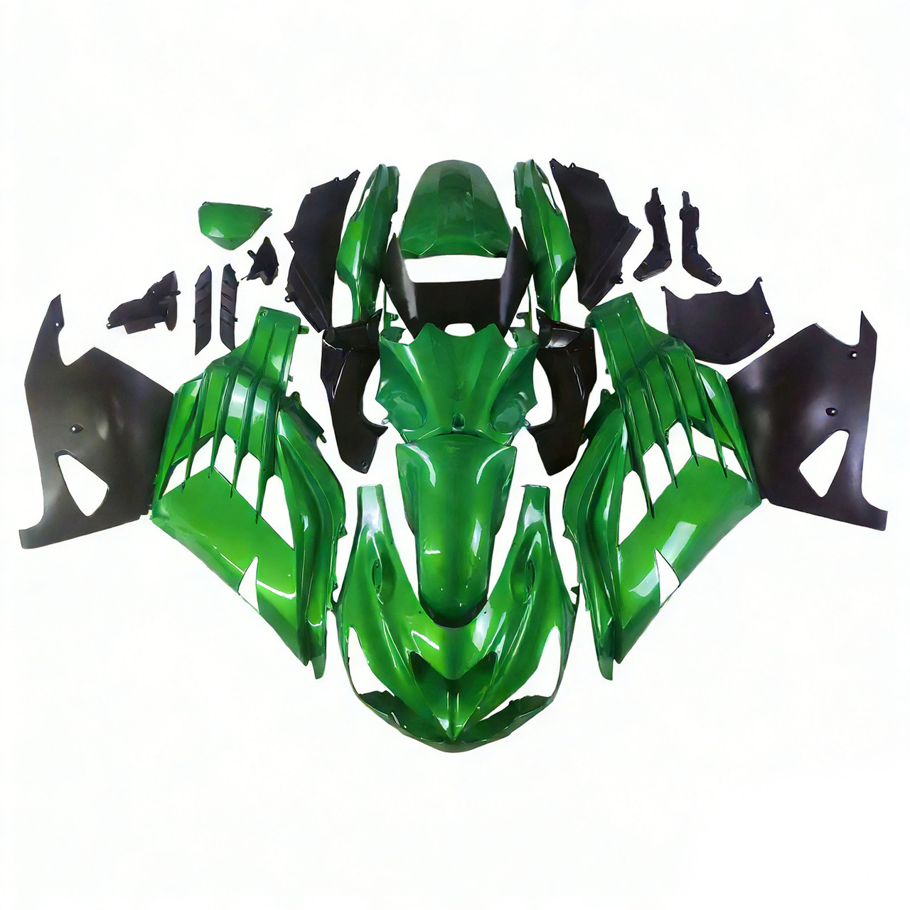 Amotopart Fairings Plastics Kawasaki ZX14R Ninja Green Racing (2012-2021)