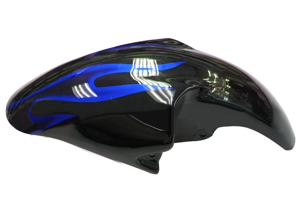 Amotopart Fairings Yamaha YZF-R6 Black & Blue Flame R6 Racing (1998-2002)