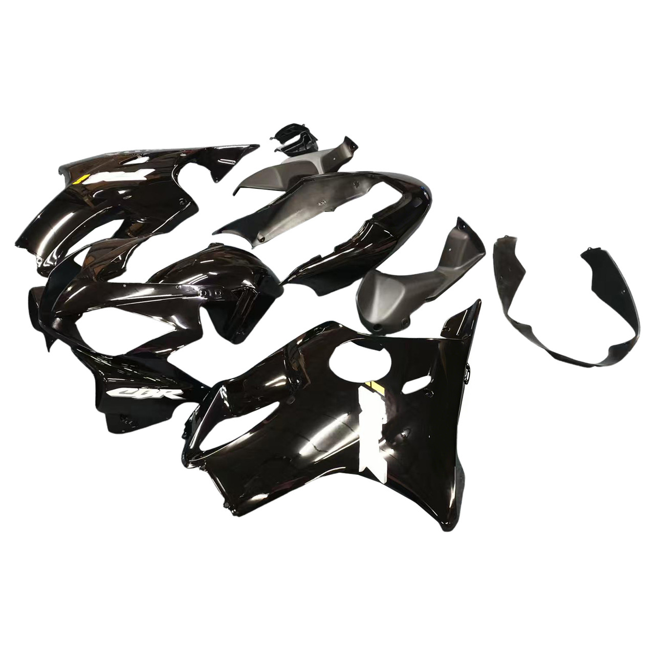 Amotopart Fairings Honda CBR 600 F4i  Black F4i Racing (2004-2007)