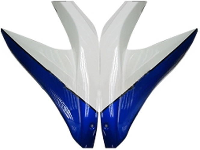 Amotopart Fairings Suzuki GSXR 600 750 White Blue Jordan Racing  (2008-2010)