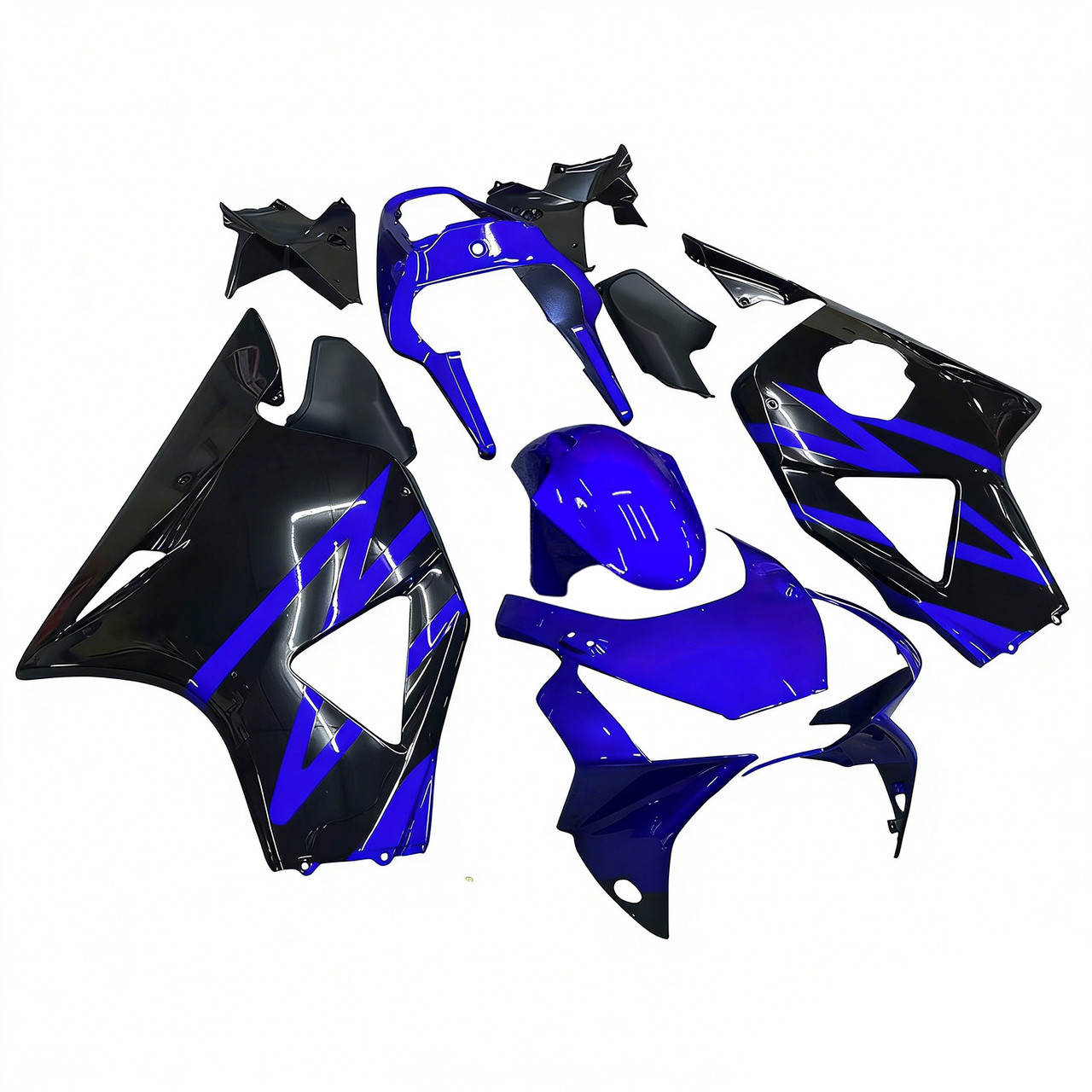 Amotopart Fairings Honda CBR 954 RR Blue and Black RR Racing (2002-2003)