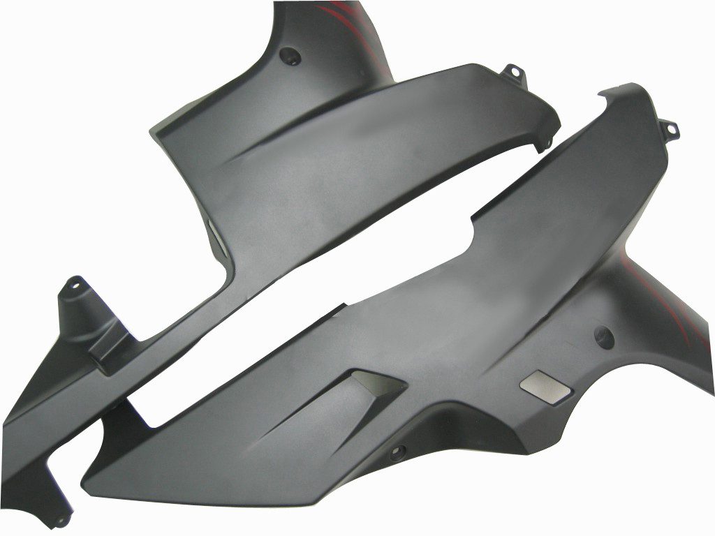 Amotopart Fairings Honda CBR 600 RR Matte Black & Red Flame CBR Racing (2007-2008)