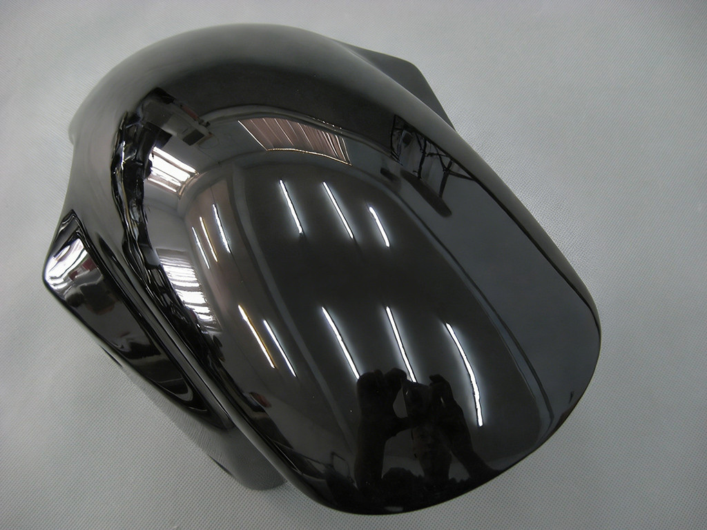 Amotopart Fairings Kawasaki ZX6R 636 Black West Ninja Racing  (2003-2004)