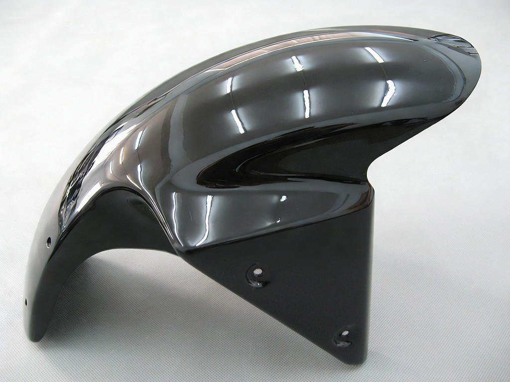 Amotopart Fairings Kawasaki ZX6R 636 Black West Ninja Racing  (2003-2004)