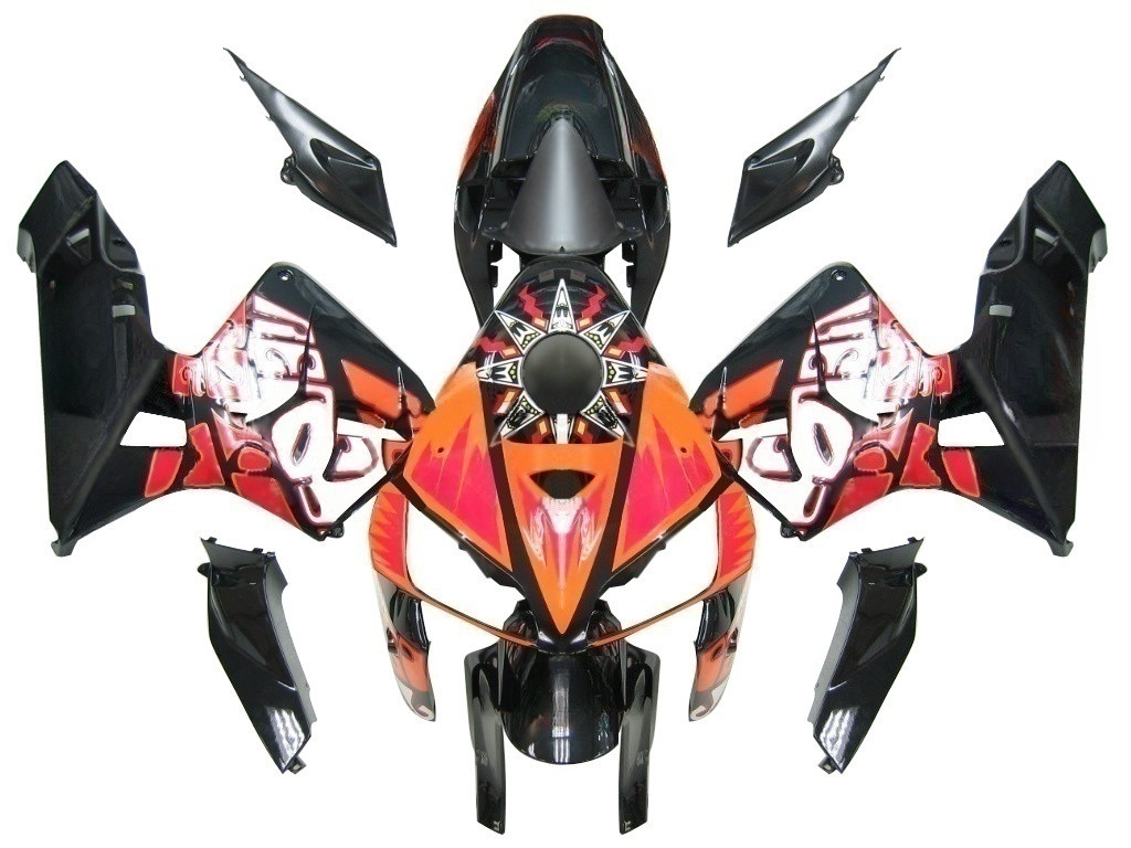 Amotopart Fairings Honda CBR 600 RR Black Valentino Rossi Racing (2005-2006)