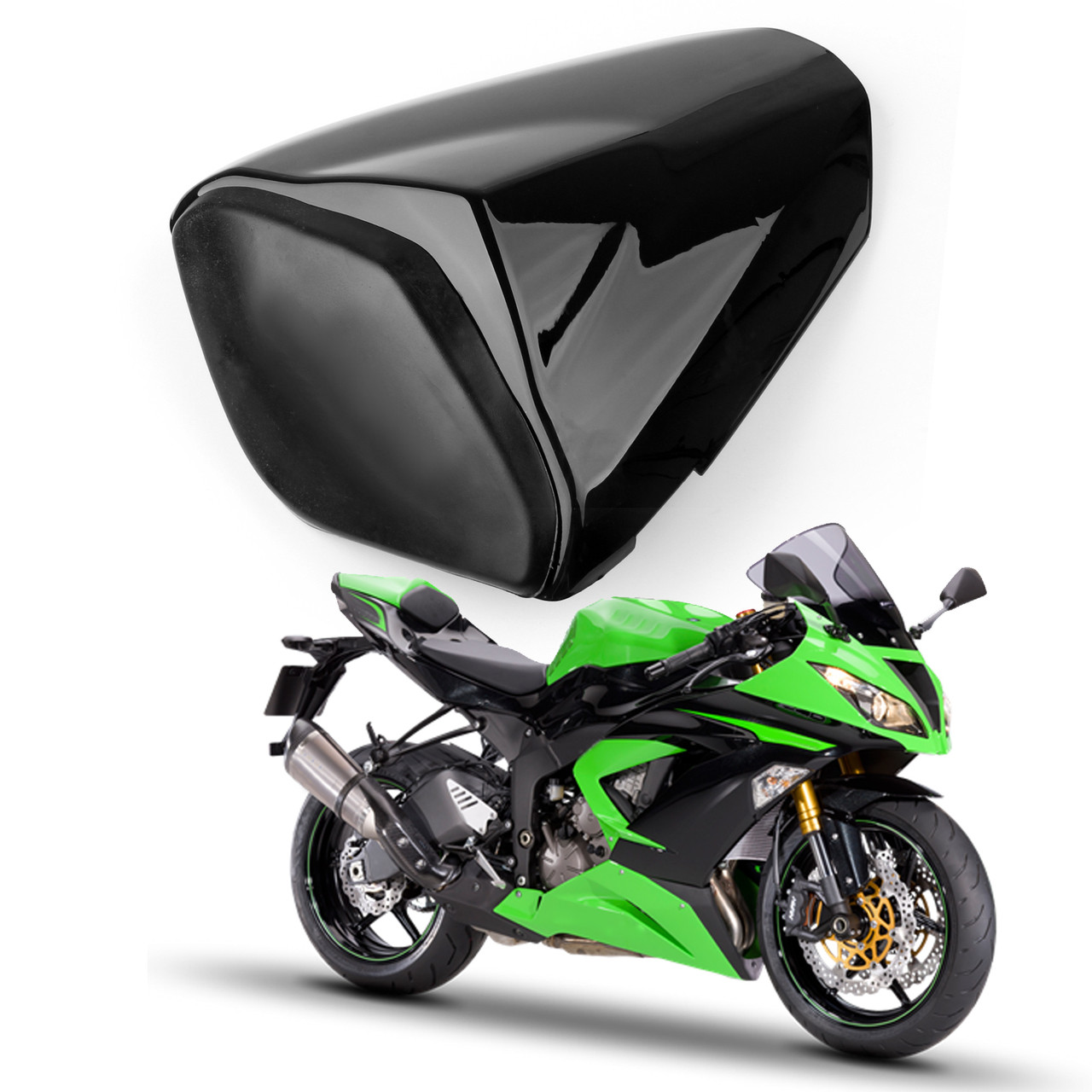 Seat Cowl Rear Seat Cover Fit For Kawasaki ZX6R ZX 636 2009-2018