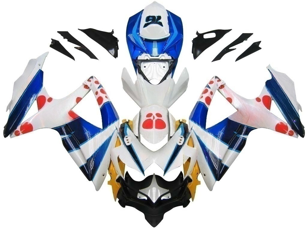 Amotopart Fairings Suzuki GSXR 600 750 Multi-Color pepephone Racing  (2008-2010)