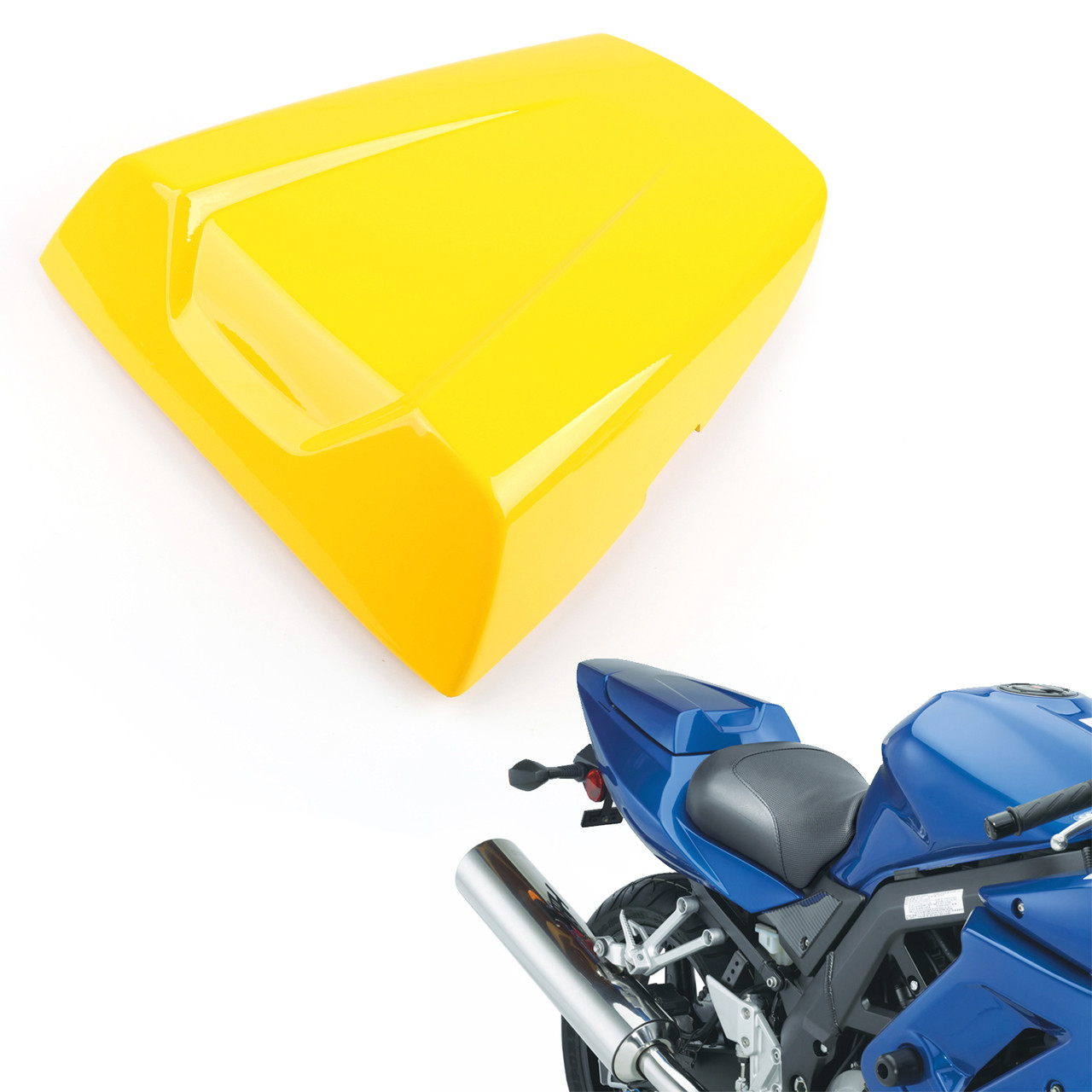 Rear Pillion Passenger Seat Cover Cowl For SUZUKI SV650 SV1000 2003-2013 Yellow