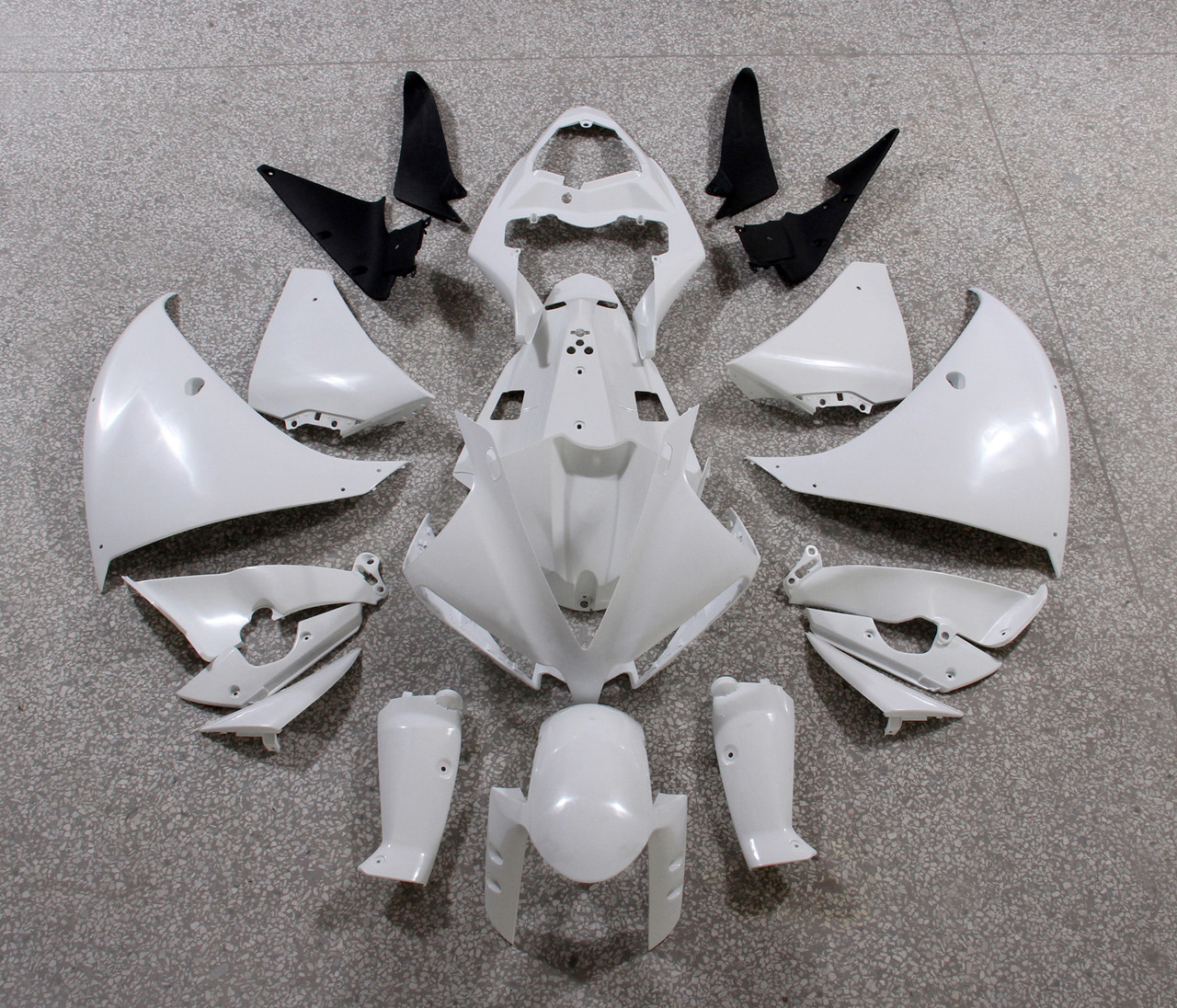 Fairings Plastics Yamaha YZF R1 Grey R1 Racing (2012-2014)