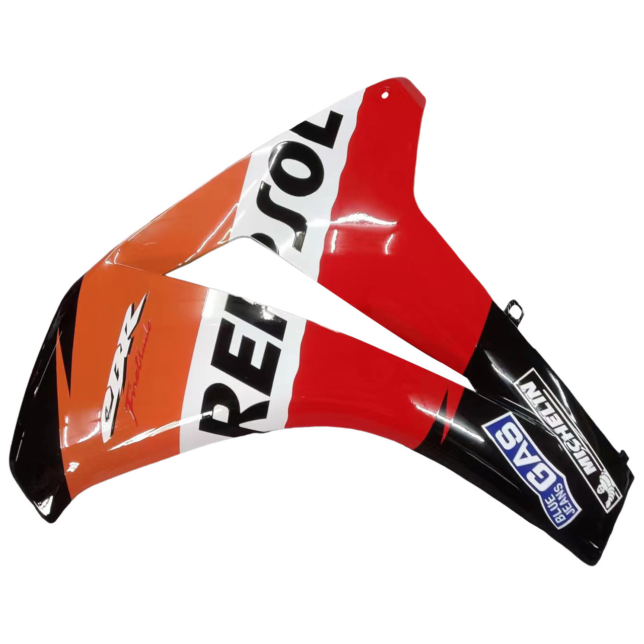 Amotopart Fairings 2008-2011 Honda CBR1000RR Black Orange Repsol Racing 