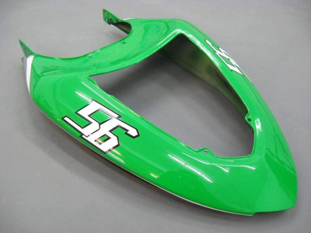 Amotopart Fairings Kawasaki ZX6R 636 Green Black No.56 Nakano  Racing  (2005-2006)