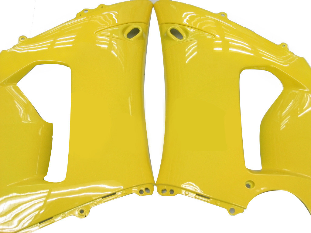 Amotopart Fairings Kawasaki ZX6R 636 Yellow Black Ninja Racing  (2005-2006)