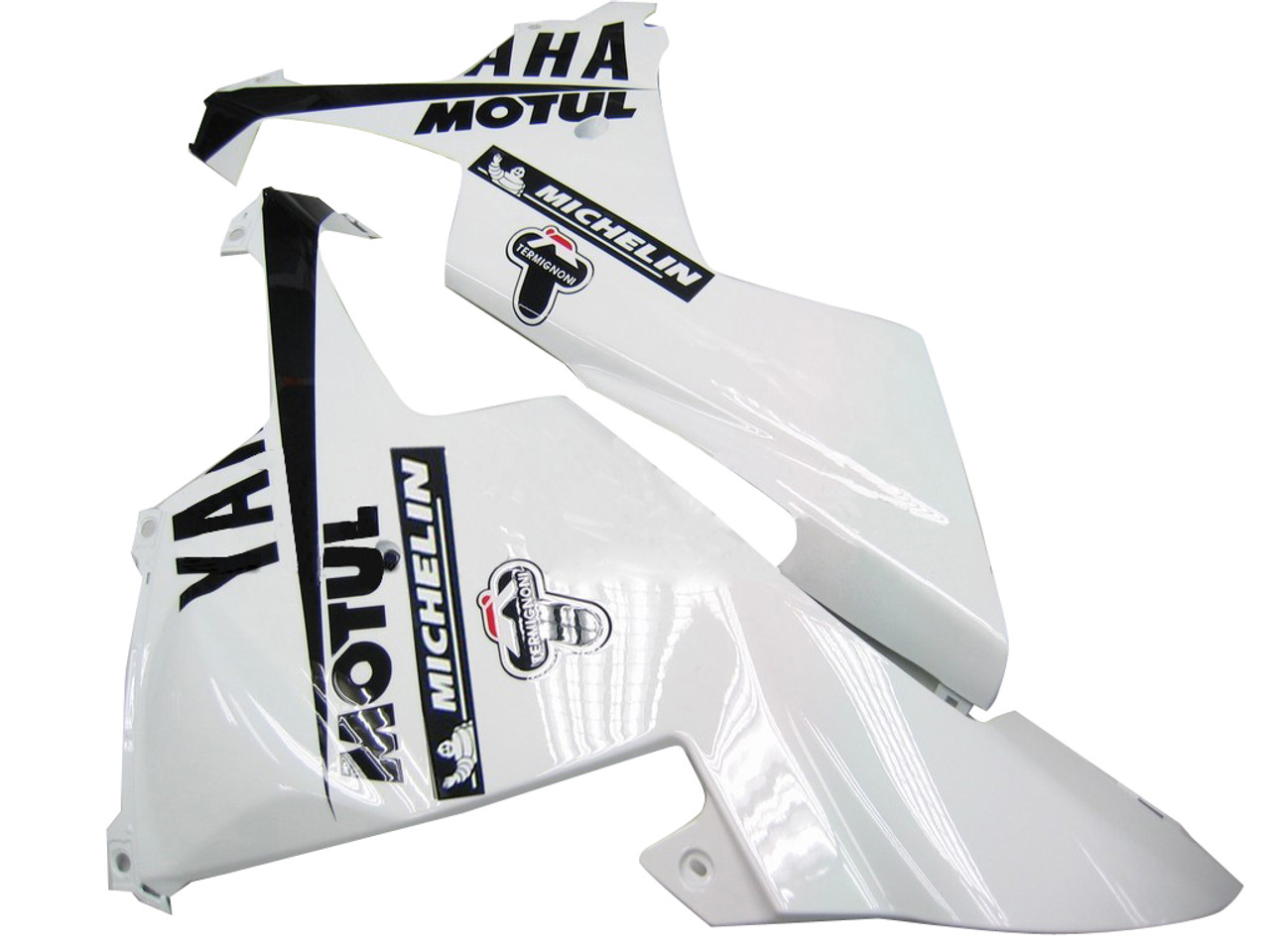 Fairings Yamaha YZF-R1 Black White No.46 FIAT Racing (2002-2003)