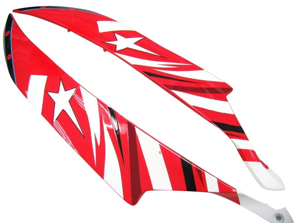 Amotopart Fairings Yamaha YZF-R6 Red White Star FIAT R6 Racing (2006-2007)