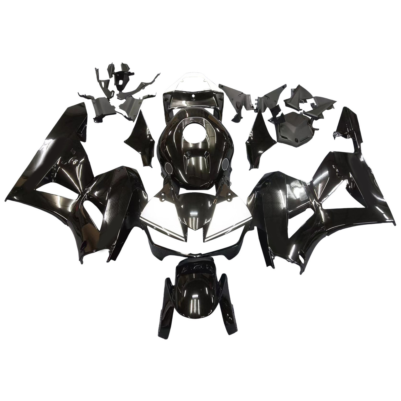 Amotopart Fairings Honda CBR600RR Black CBR Racing (2013-2021)