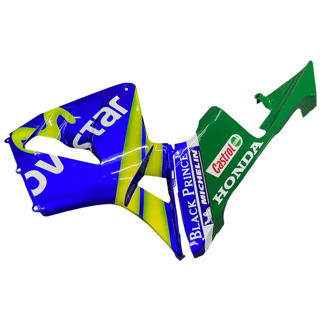 Amotopart Fairings Honda CBR 600 RR Blue & Green Movistar Racing (2005-2006)