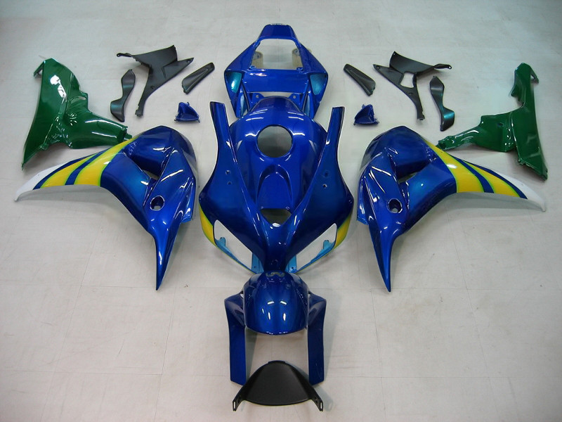 Amotopart Fairings Honda CBR 1000 RR Blue & Green Movistar Racing (2006-2007)