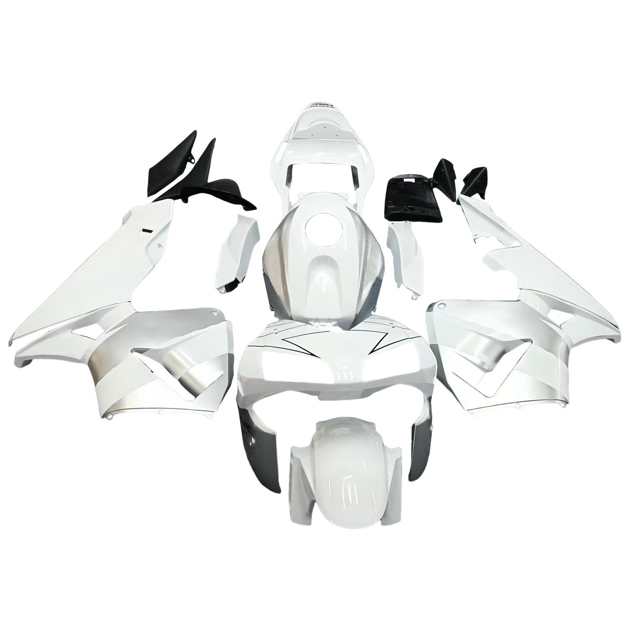 Amotopart Fairings Honda CBR 600 RR White & Silver Repsol Racing (2003-2004)