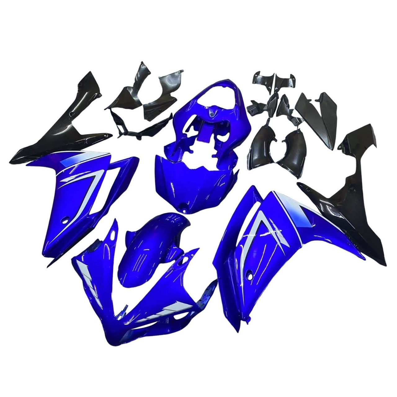 Amotopart Fairings Yamaha YZF-R1 Blue Black R1 Racing (2007-2008)