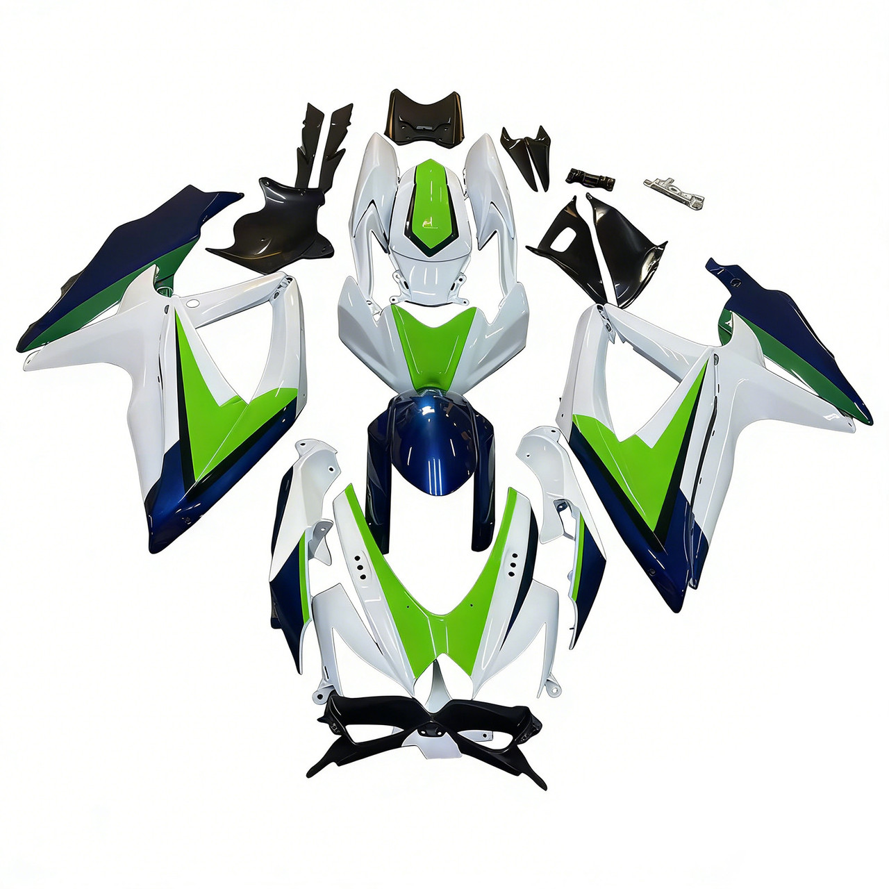 Amotopart Fairings Suzuki GSXR 600 750 Multi-Color Worx Racing  (2008-2010)