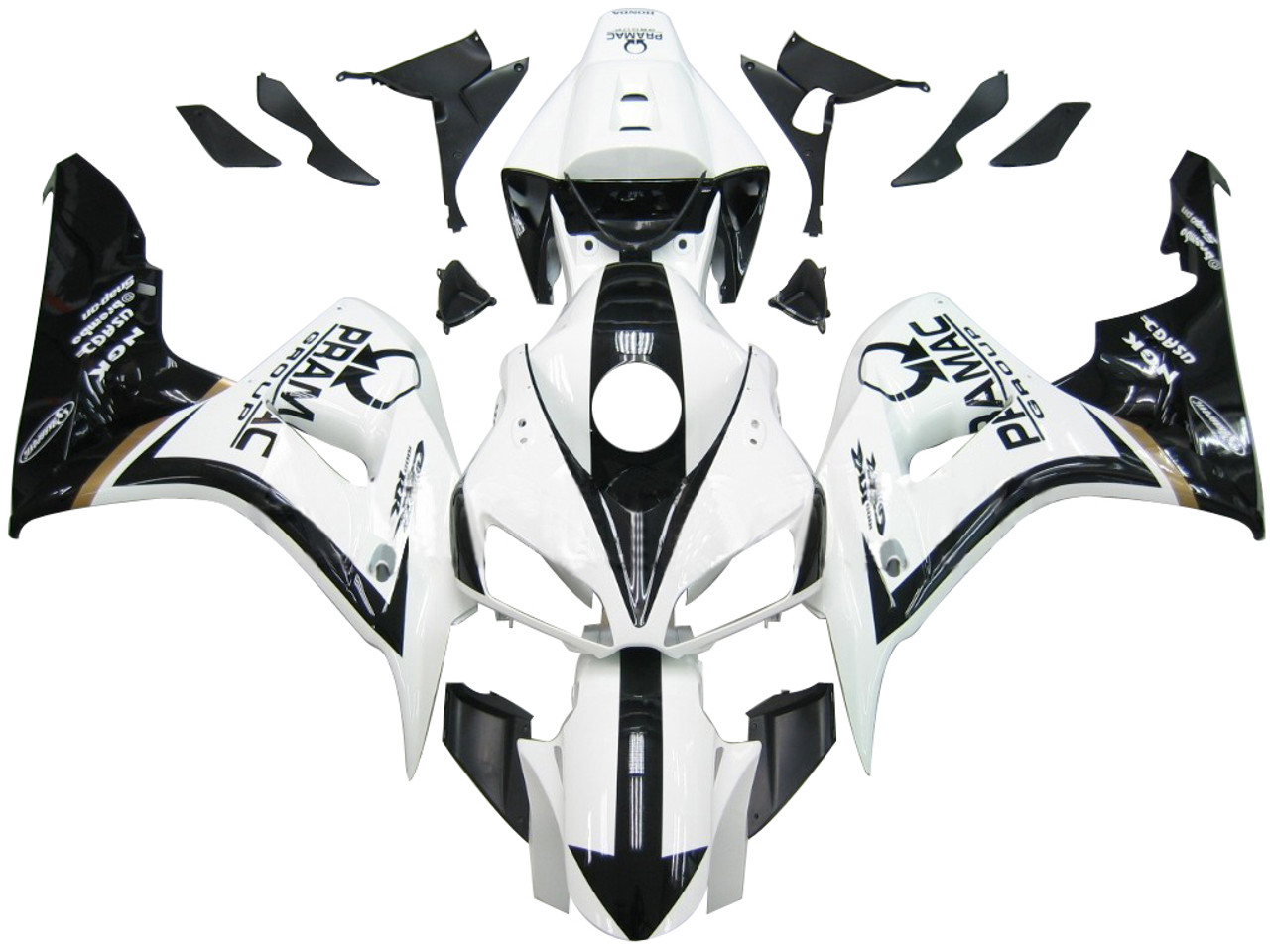 Fairings Honda CBR 1000 RR White & Black CBR Racing (2006-2007)