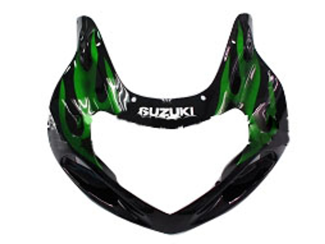 Fairings Suzuki GSXR 1000 Black & Green Flame Racing  (2000-2002)