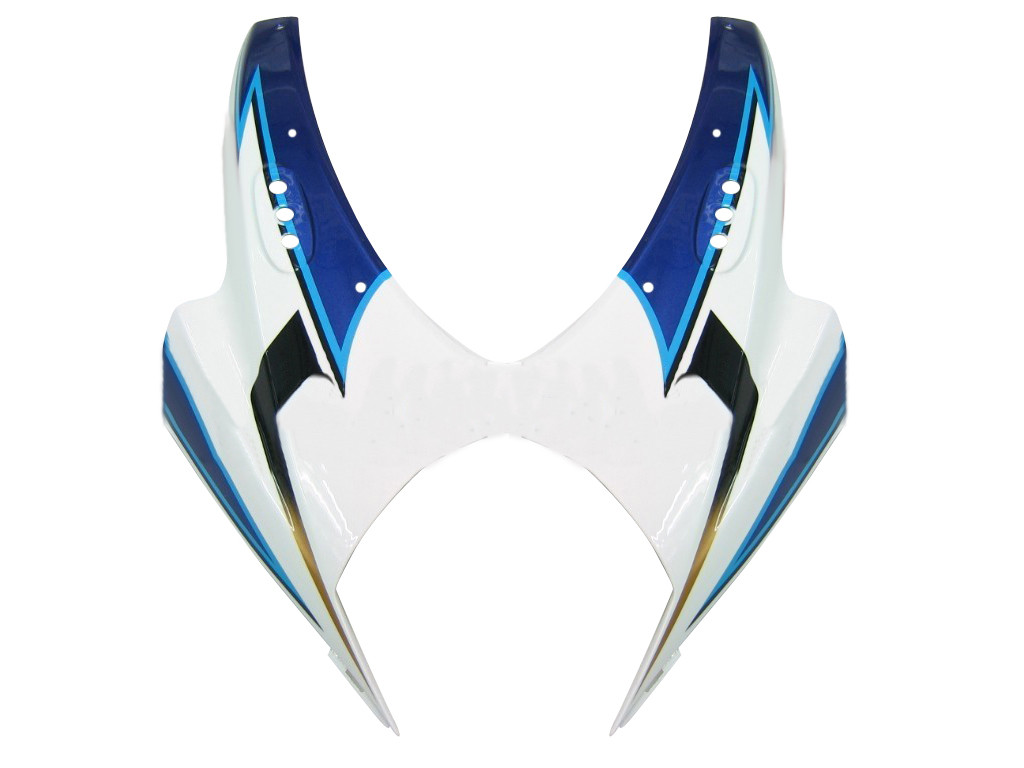 Amotopart Fairings Suzuki GSXR 1000 White Blue Alstare Corona Racing  (2007-2008)