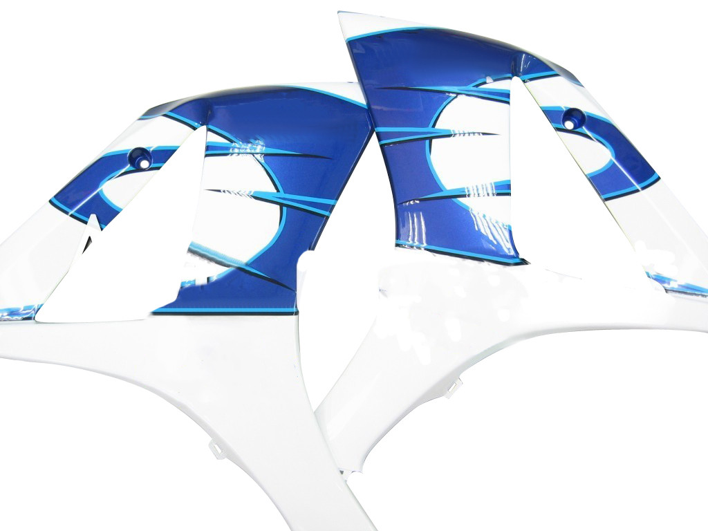 Amotopart Fairings Suzuki GSXR 1000 White Blue Alstare Corona Racing  (2007-2008)