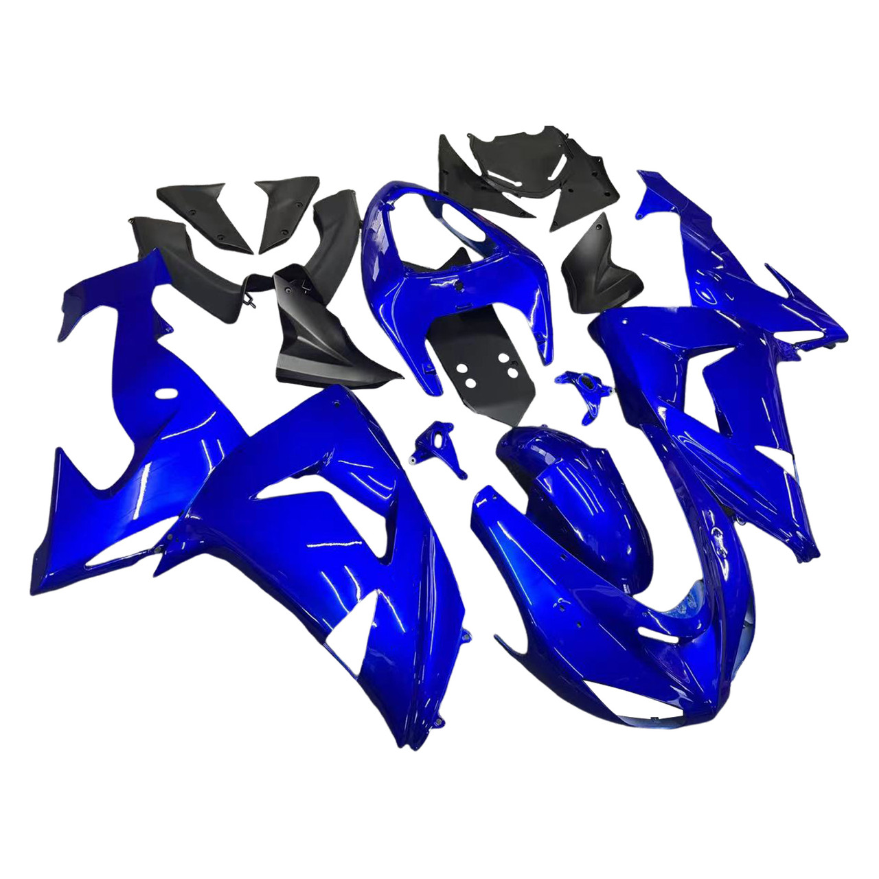 Amotopart Fairings Kawasaki ZX 10R Blue Ninja Racing (2006-2007)